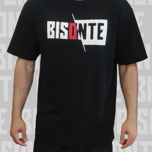 camiseta oversize negra Bisonte 2024